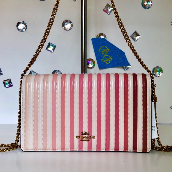 Coach Handbags - COACH💎CALLIE OMBRÉ QUILTED CALF LEATHER CROSSBODY